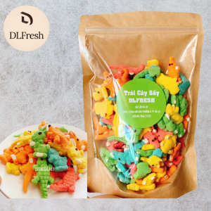 Kẹo Dẻo Hình Thú Cưng DLFresh Kẹo Dẻo Trái Cây Tự Nhiên 500gr