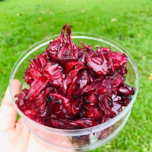 Mứt hoa hồng DLFresh mứt hoa atiso đỏ sấy chua ngọt 400g