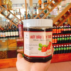 Mứt Dâu Tây DLFRESH Dâu Tây Nguyên Quả 400GR