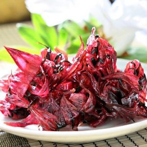Mứt hoa hồng DLFresh mứt hoa atiso đỏ sấy chua ngọt 400g