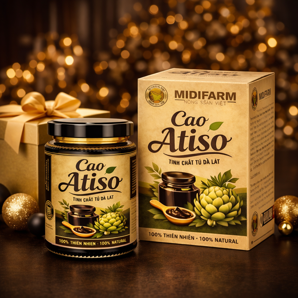 Cao Atiso MidiFarm Hũ Thủy Tinh 150g – Cao Atiso Đà Lạt Chính Hãng | DLFresh - Ảnh 3